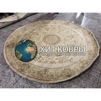 Китайский ковер 0021 Бежевый круг